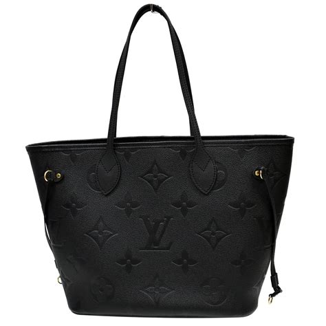 louis vuitton black purse empreinte|louis vuitton large black tote.